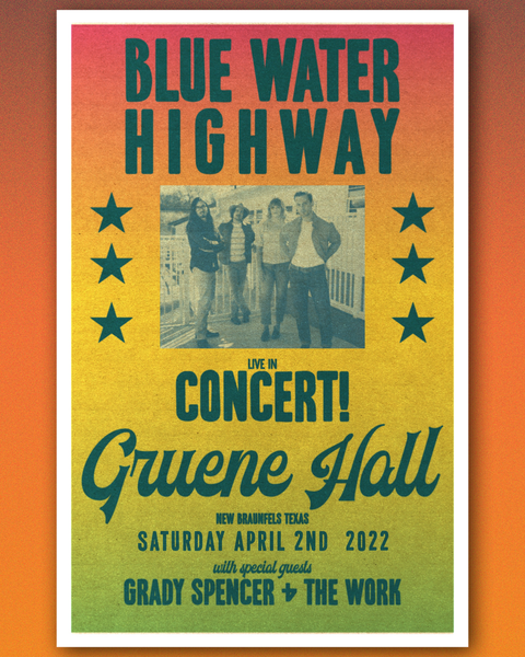 Gruene Hall Poster - 4/2/22