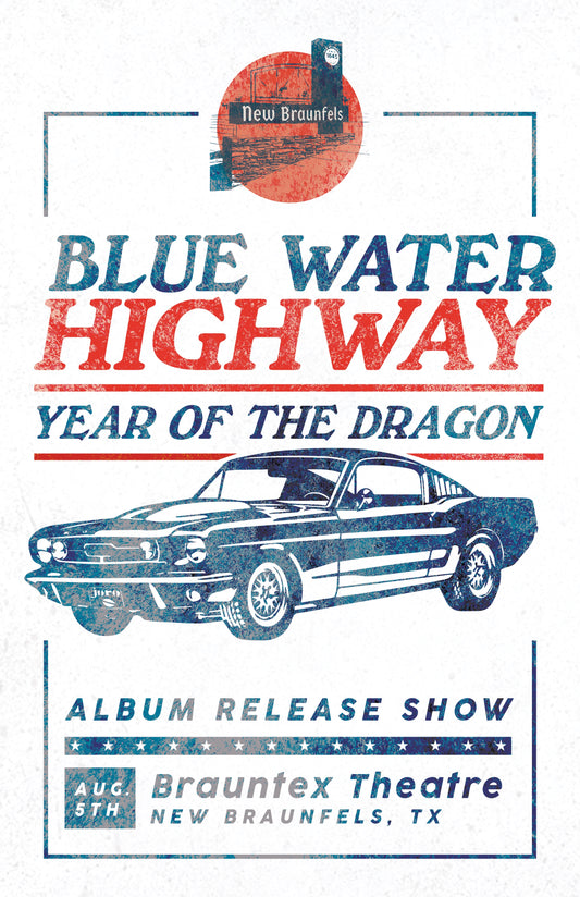 YOTD Album Release Poster - Brauntex Theater