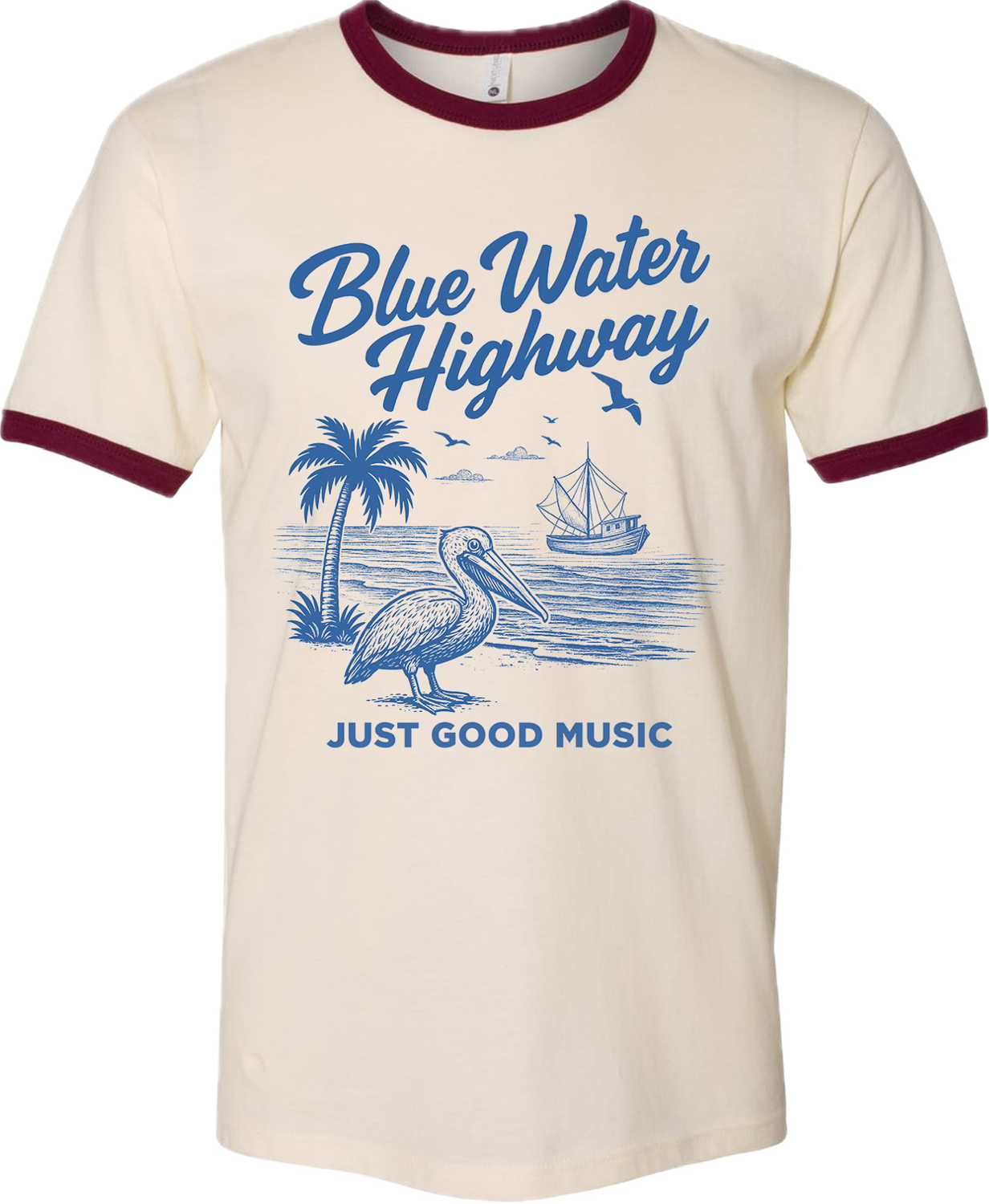 Just Good Music Short Sleeve Ringer