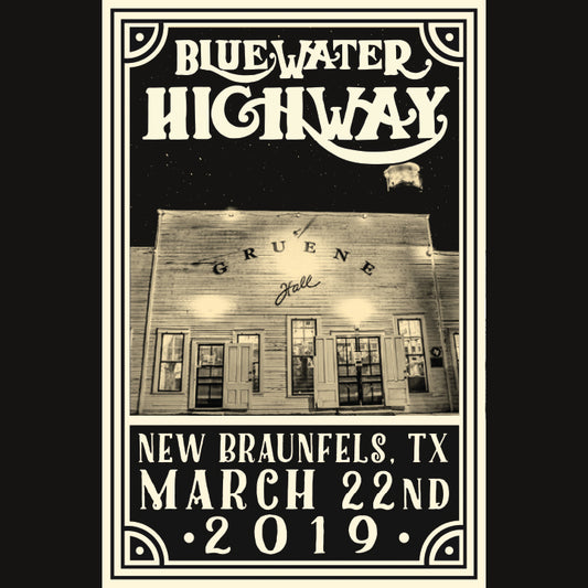 Gruene Hall Poster - 03/22/19